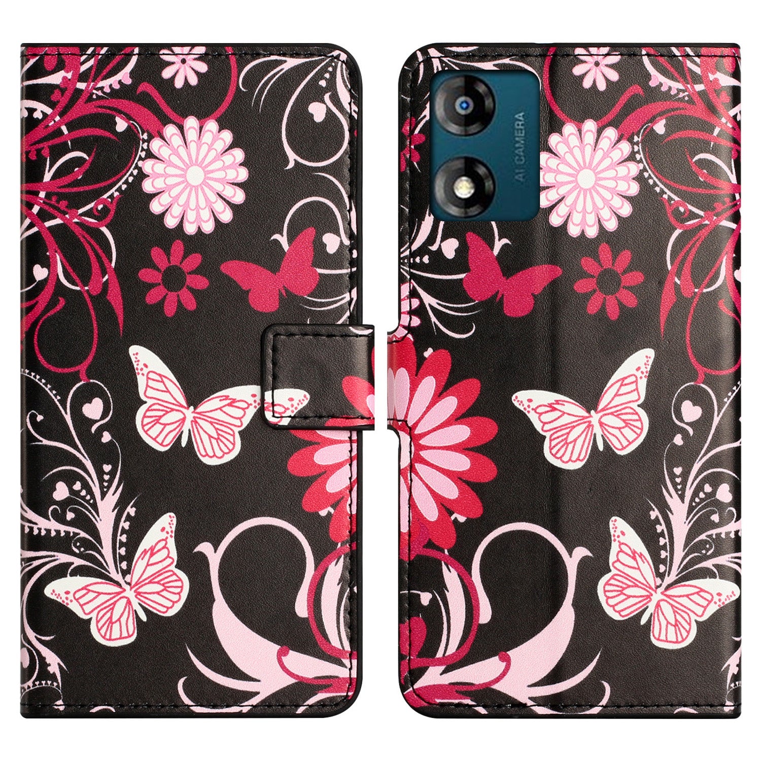 Leather Stand Phone Case For Motorola Moto E13 4G Pattern Printing Magnetic Wallet Cover Leather Stand Phone Case For Motorola Moto E13 4G Pattern Printing Magnetic Wallet Cover